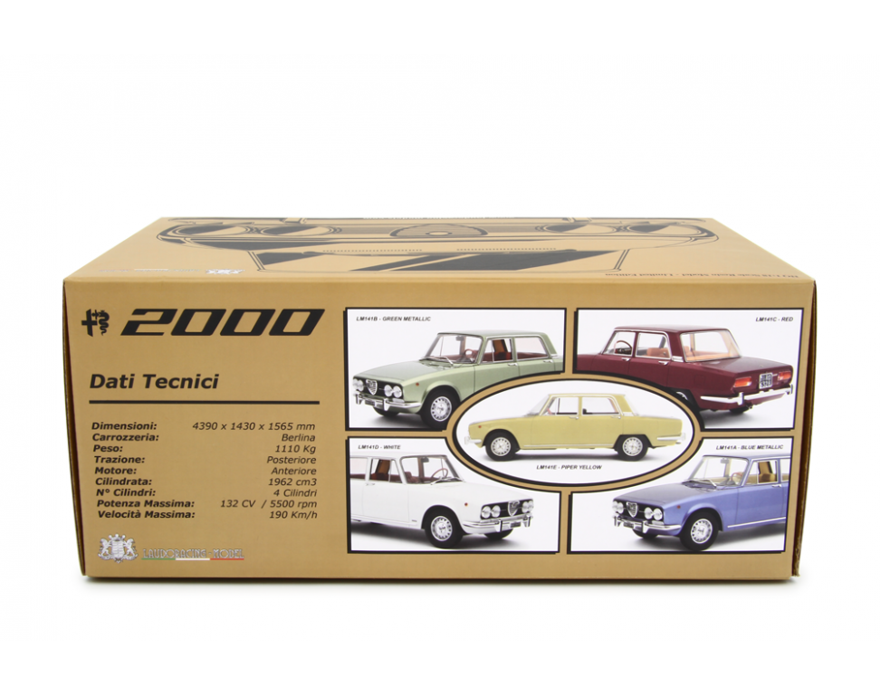 ALFA ROMEO 2000 Berlina 1:18