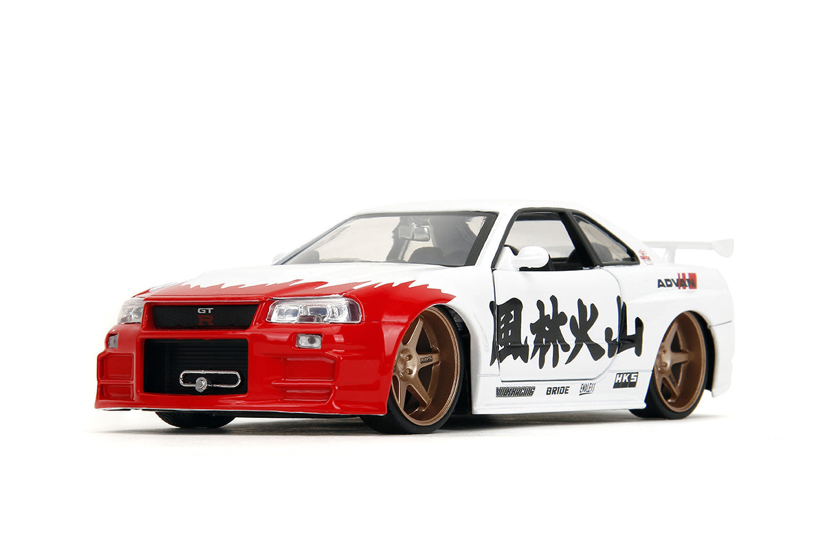 Nissan Skyline GTR R34 RYU Street Fighter 1:24
