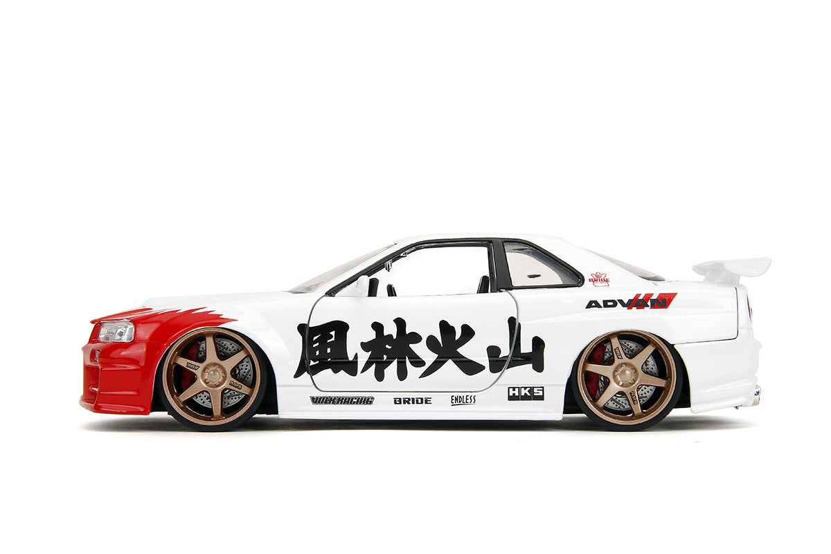 Nissan Skyline GTR R34 RYU Street Fighter 1:24