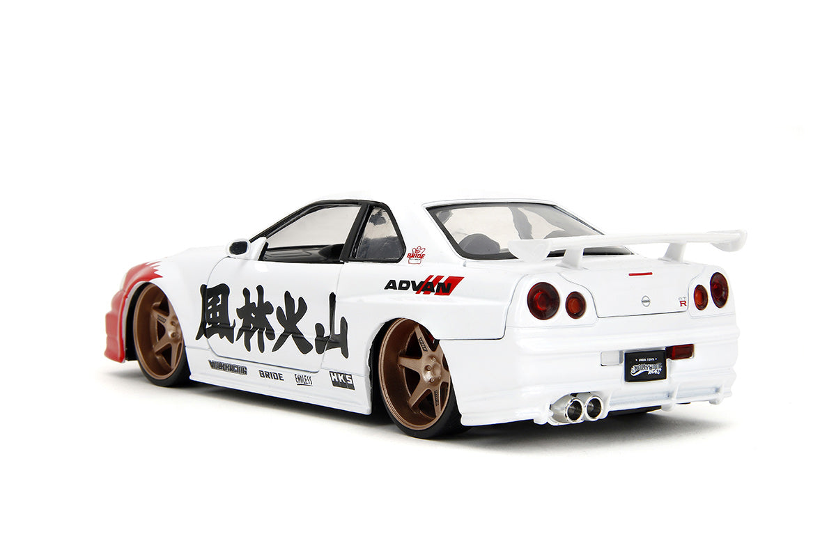 Nissan Skyline GTR R34 RYU Street Fighter 1:24