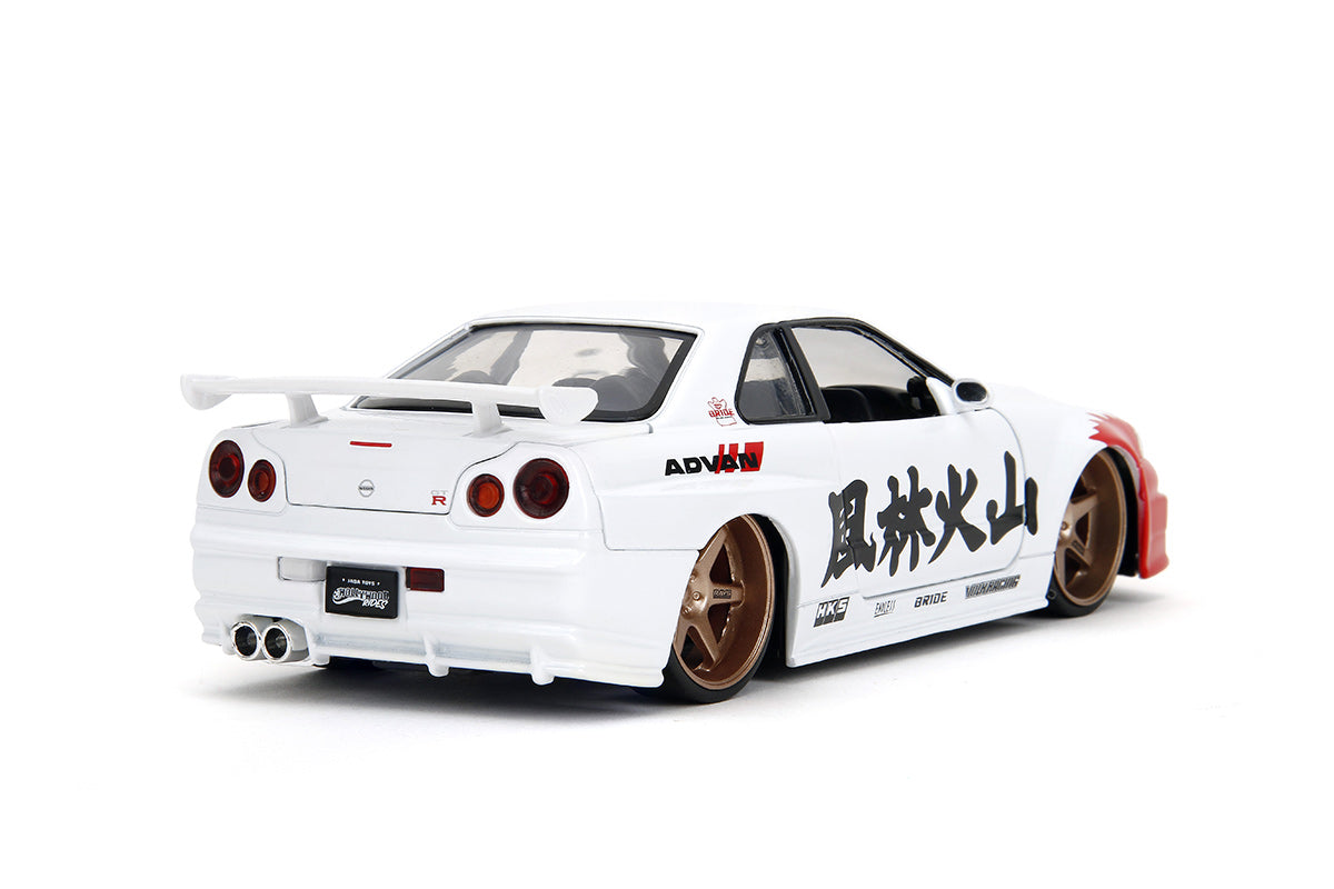 Nissan Skyline GTR R34 RYU Street Fighter 1:24