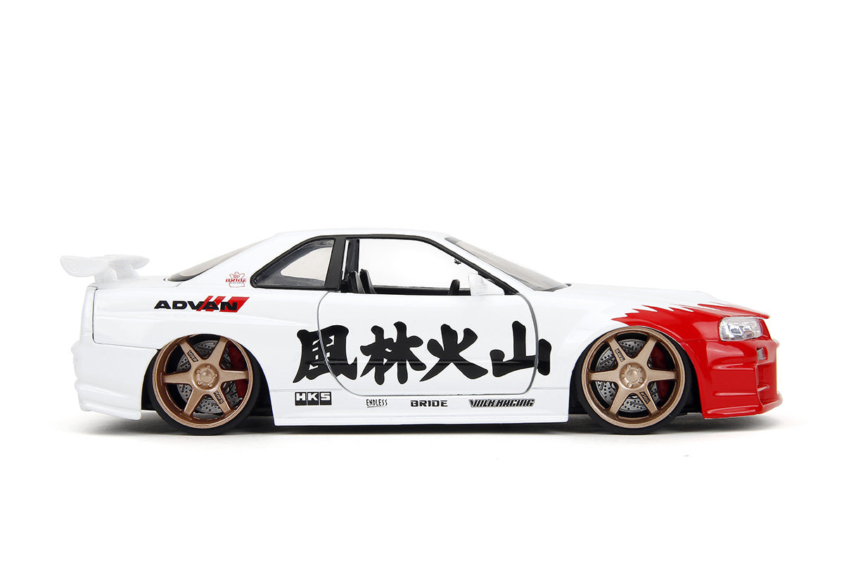 Nissan Skyline GTR R34 RYU Street Fighter 1:24
