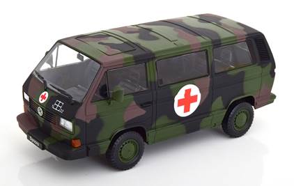 Volkswagen VW T3 Bus Bundeswehr Ambulanz 1987 1:18