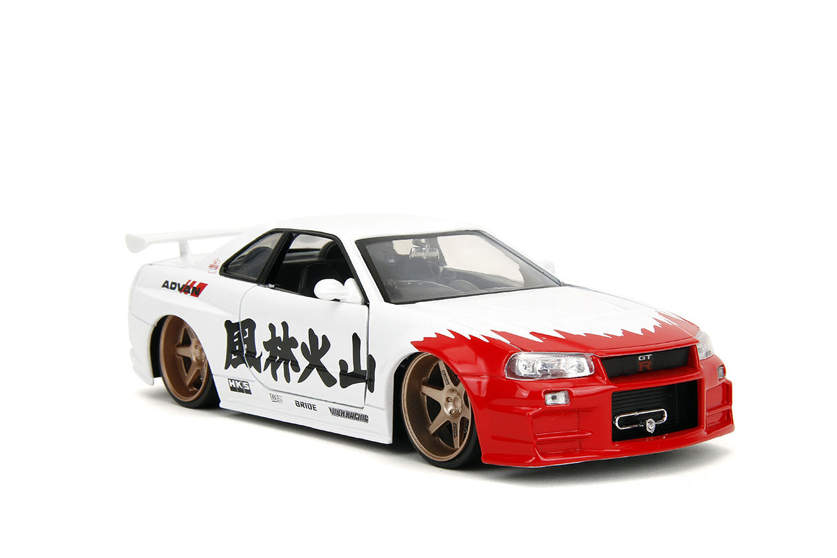 Nissan Skyline GTR R34 RYU Street Fighter 1:24