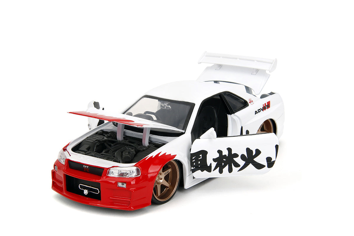 Nissan Skyline GTR R34 RYU Street Fighter 1:24