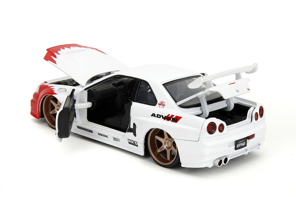 Nissan Skyline GTR R34 RYU Street Fighter 1:24