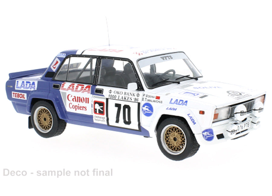 Lada 2105 VFTS No.70 1000 Lakes Rally E.Tumalevicius/P.Videika 1986 1:18