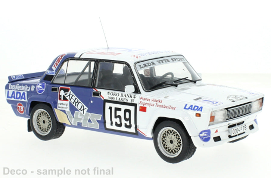 Lada 2105 VFTS No.159 1000 Lakes Rally E.Tumalevicius/P.Videika 1987 1:18
