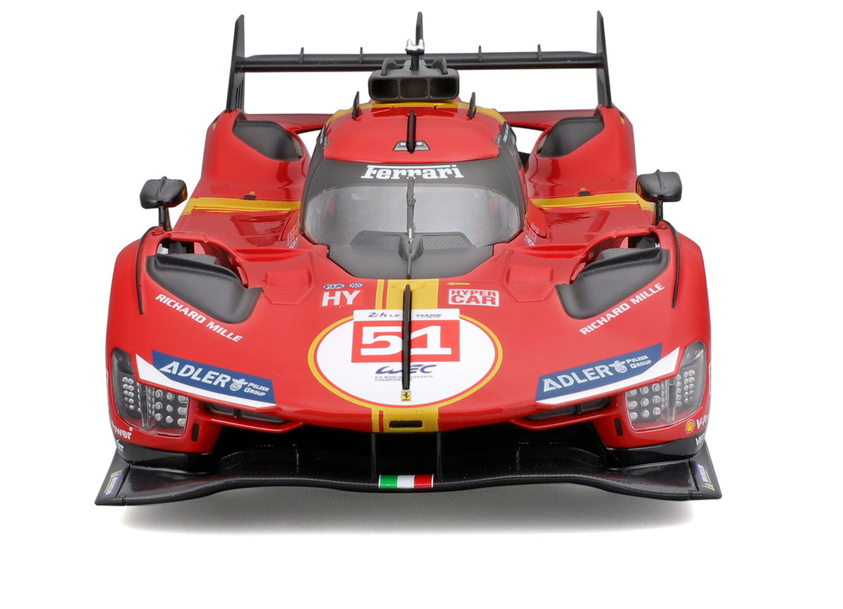 Ferrari 499P #51 Le Mans Winner 2023 P. Pier Guidi/J.Calado/A. Giovinazzi 1:18
