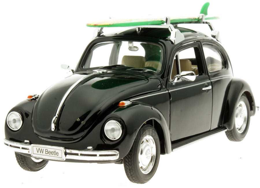 Volkswagen Beetle With A Surfboard 1:24