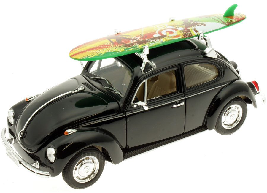 Volkswagen Beetle With A Surfboard 1:24