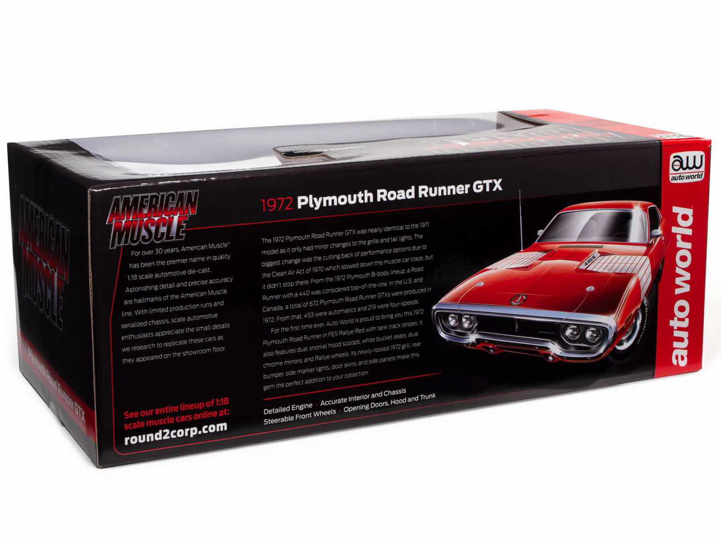 Plymouth Road Runner GTX 1972 1:18