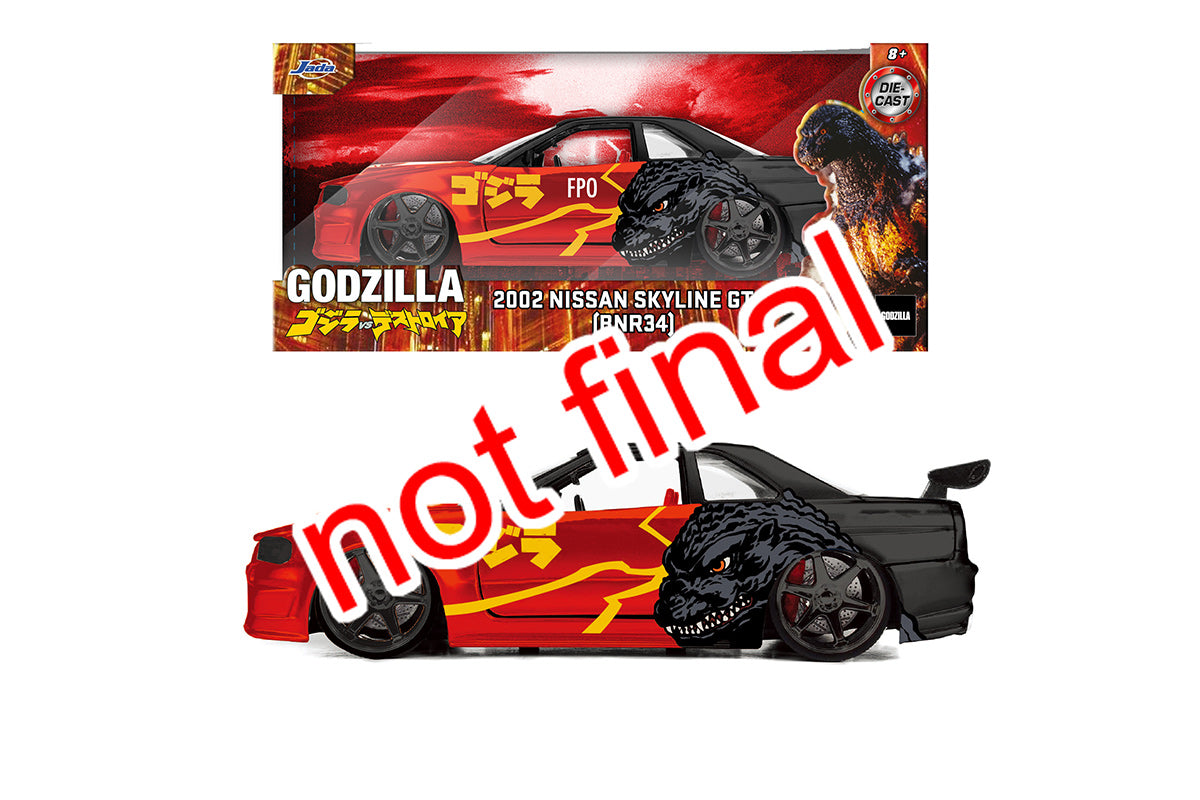 Nissan Skyline GT-R 2002 Godzilla 1:24