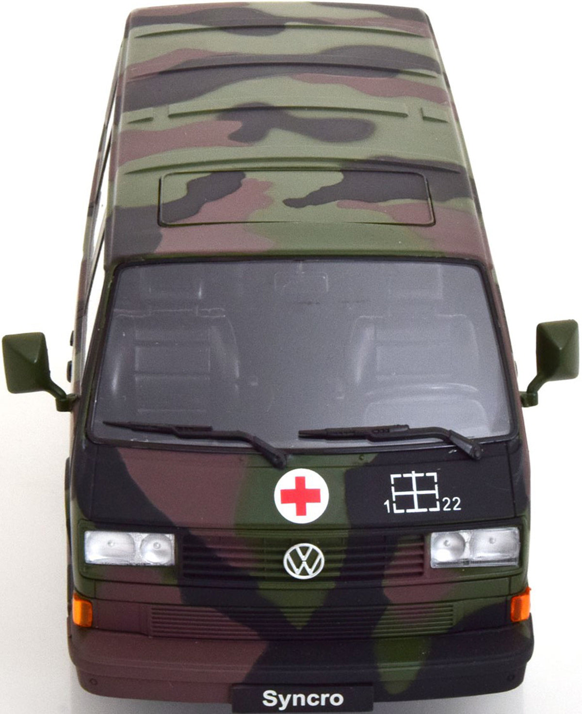 Volkswagen VW T3 Bus Bundeswehr Ambulanz 1987 1:18