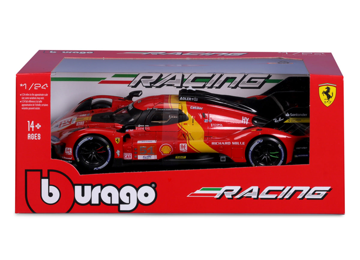Ferrari 499P #51 Le Mans Winner 2023 P. Pier Guidi/J.Calado/A. Giovinazzi 1:24