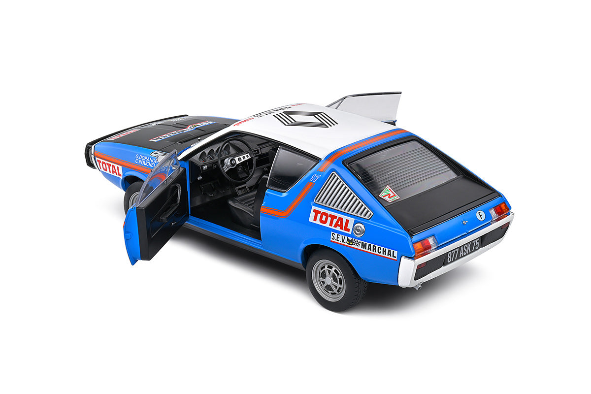 Renault R17 1976 #42 Rally Abidjan Nice Pouchelon/Dorangeon 1:18