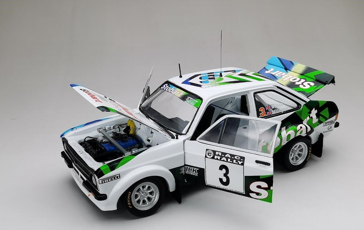 Ford Escort RS1800-#M. Wilson/J.Millington Winner Roger Albert Clark Rally 2008 1:18