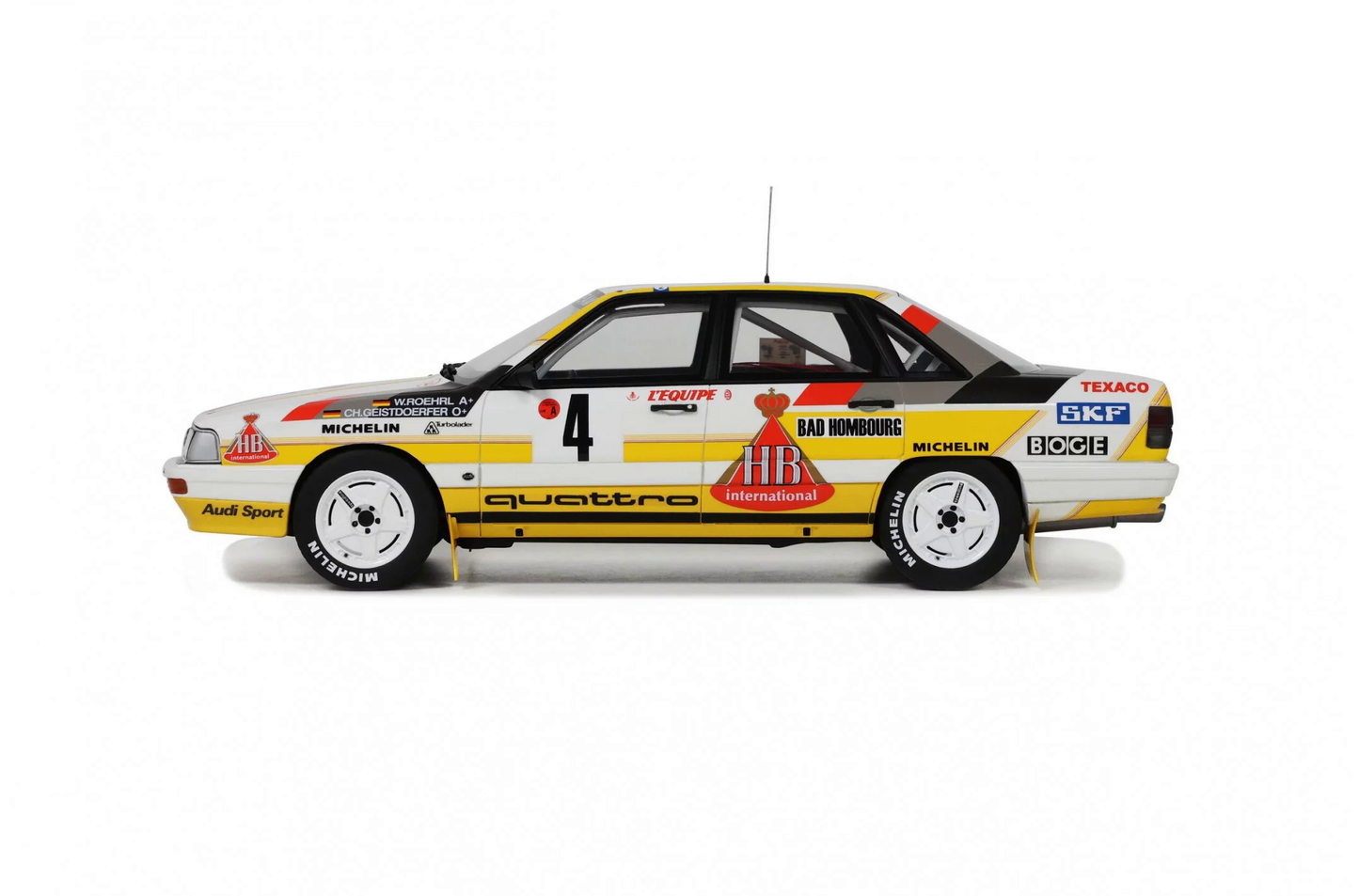 Audi 200 quattro Rally Monte Carlo 1987 Walter Röhrl / Christian Geistdörfer 1:18