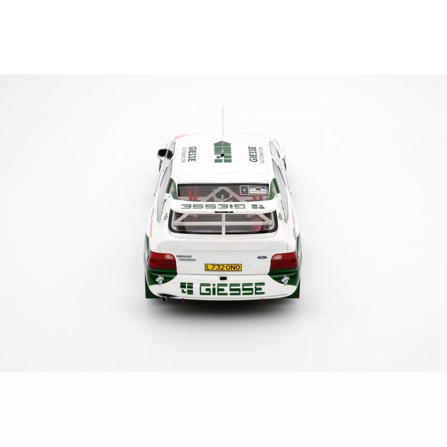 Ford Escort RS Cosworth GR.A WHITE/B. THIRY Rally Europe San Remo 1994 1:18