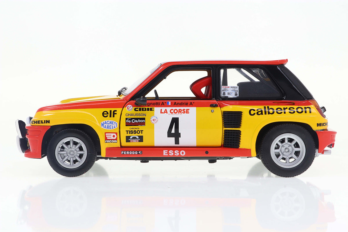 Renault 5 turbo Tour de Corse 1980 #4 Ragnotti/Andrie 1:18