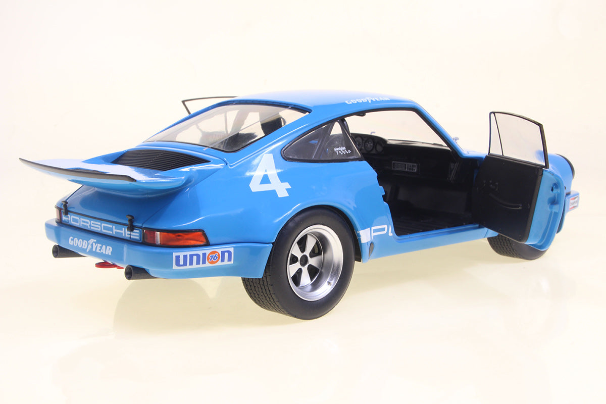 Porsche 911 IROC Riverside 1974 #4 Follmer 1:18
