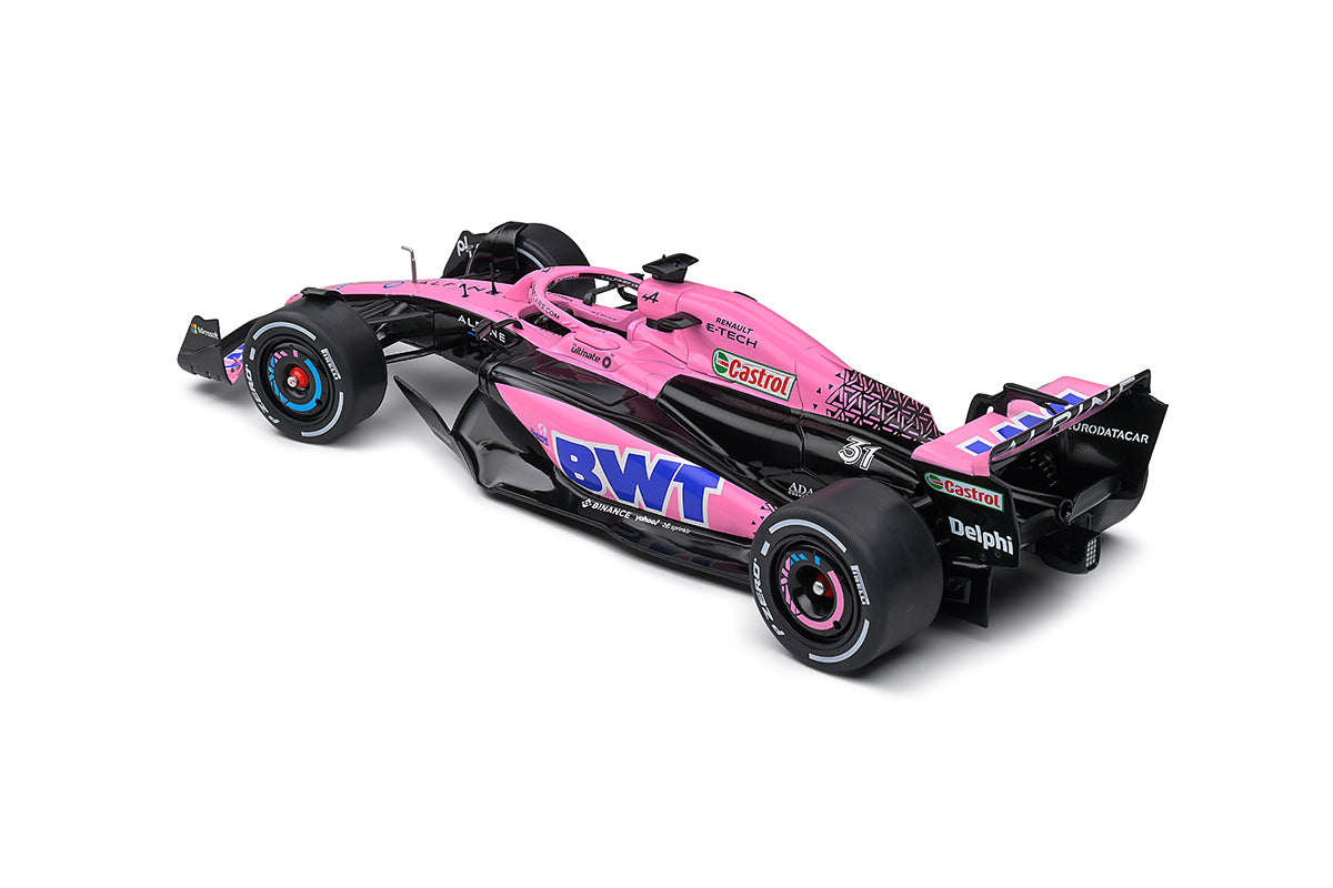Alpine A523 BWT Alpine F1 Team Esteban Ocon, Pierre Gasly #31 #10 1:18