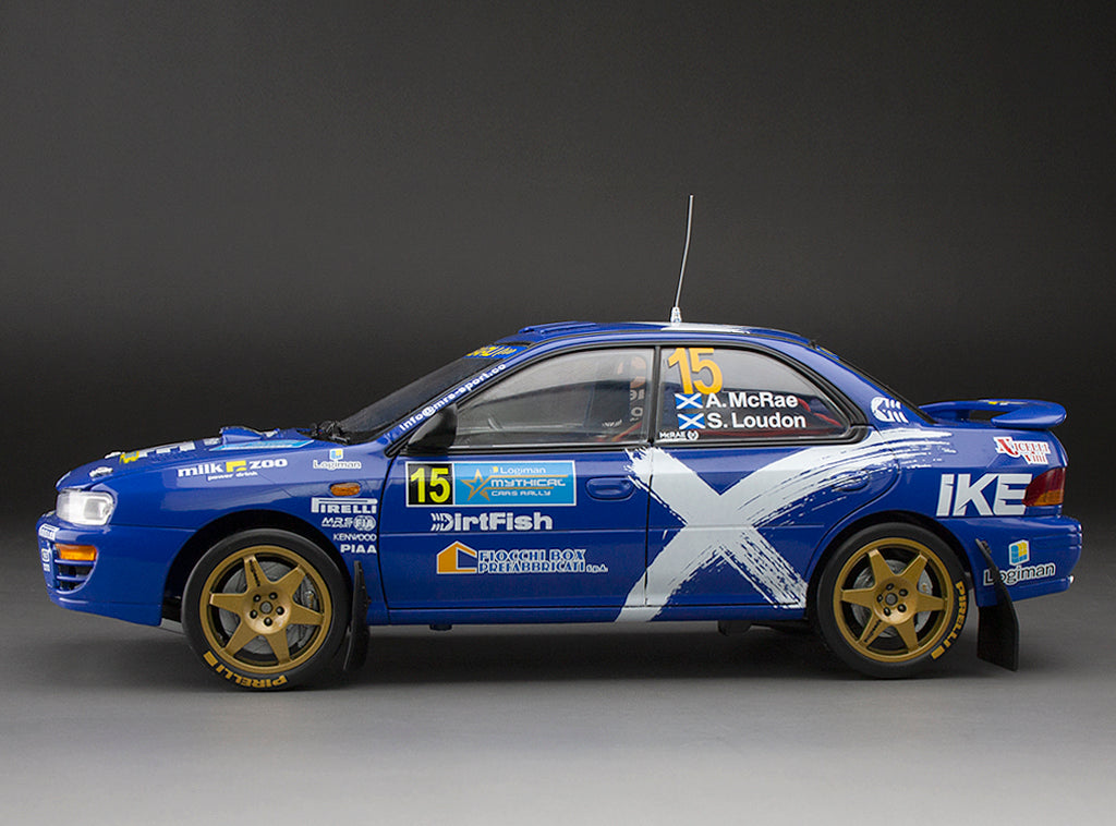 Subaru Impreza 555 #15 McRae/Stuart Loudon 1:18