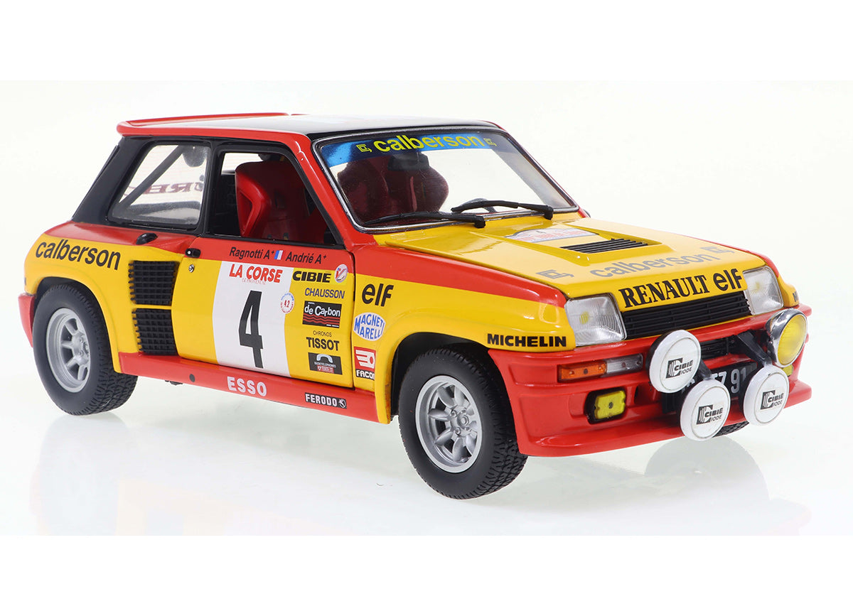 Renault 5 turbo Tour de Corse 1980 #4 Ragnotti/Andrie 1:18