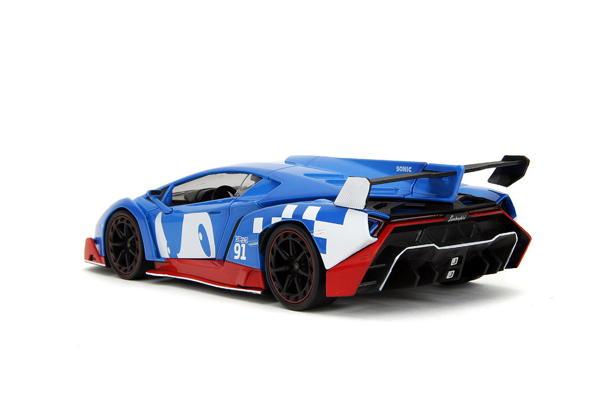 Lamborghini Veneno Sonic the Hedgehog 1:24