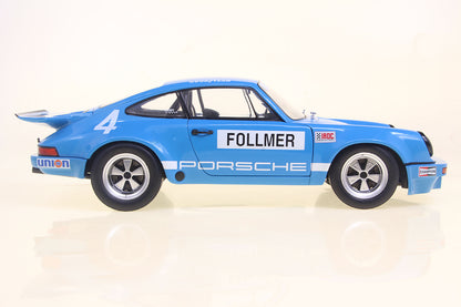 Porsche 911 IROC Riverside 1974 #4 Follmer 1:18