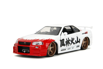 Nissan Skyline GTR R34 RYU Street Fighter 1:24