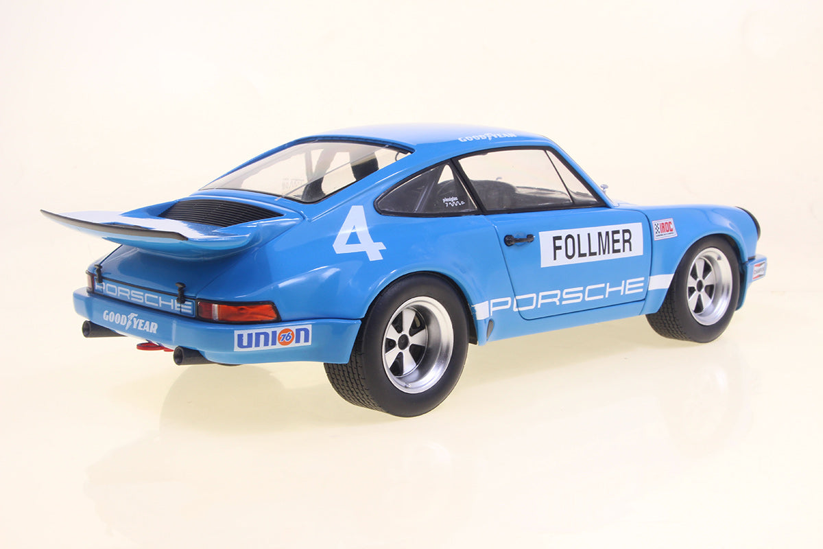 Porsche 911 IROC Riverside 1974 #4 Follmer 1:18