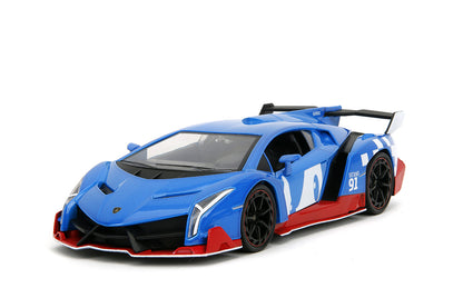 Lamborghini Veneno Sonic the Hedgehog 1:24