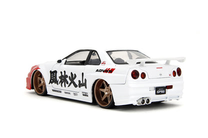 Nissan Skyline GTR R34 RYU Street Fighter 1:24