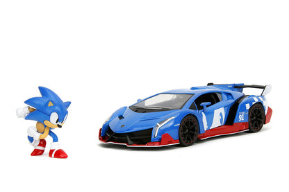 Lamborghini Veneno Sonic the Hedgehog 1:24