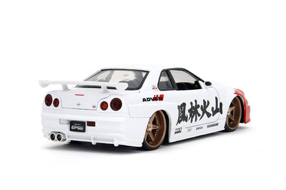 Nissan Skyline GTR R34 RYU Street Fighter 1:24