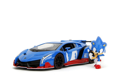 Lamborghini Veneno Sonic the Hedgehog 1:24