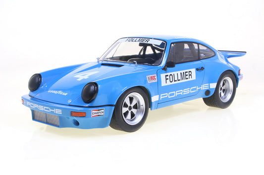 Porsche 911 IROC Riverside 1974 #4 Follmer 1:18