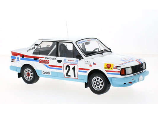 Skoda 130 LR No.21 Rally Acropolis L.Krecek/B.Motl 1986 1:18