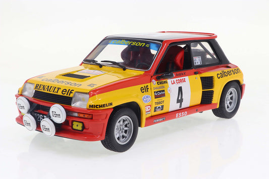 Renault 5 turbo Tour de Corse 1980 #4 Ragnotti/Andrie 1:18