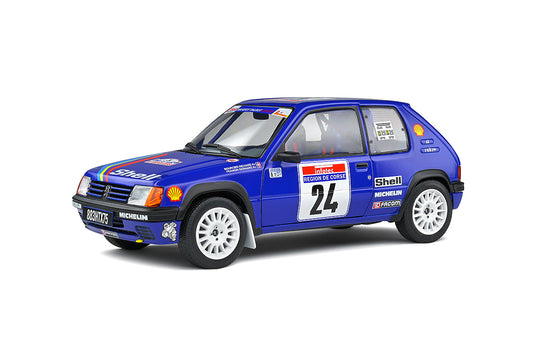Peugeot 205 Rallye Gr.A Tour de Corse 1990 R.BOURCIER/B.FRANGIN #24 1:18