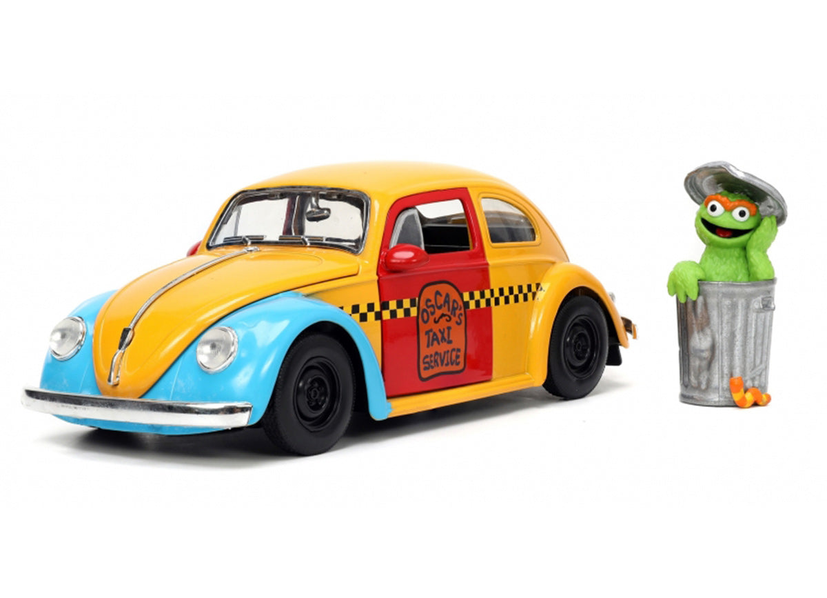 Volkswagen VW Beetle Sesame Street 1959 Oscar's Taxi Service 1:24