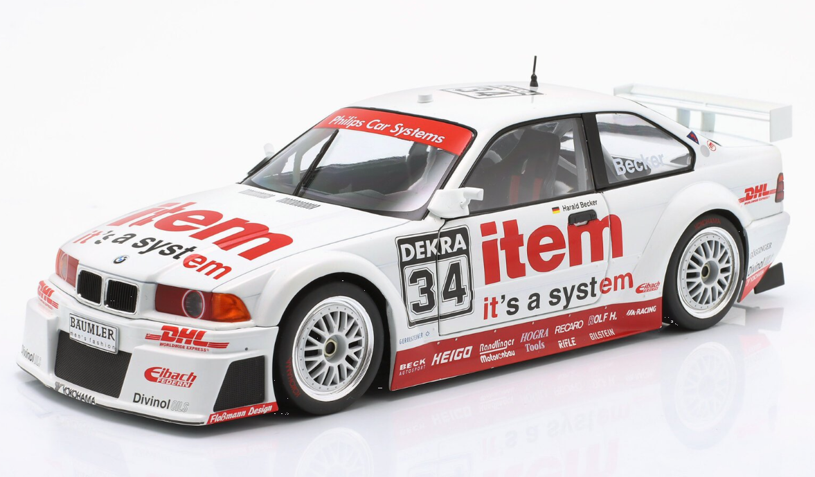 BMW 325i Coupe E36 DTM #34 1994 Harald Becker 1:18