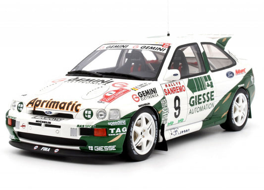 Ford Escort RS Cosworth GR.A WHITE/B. THIRY Rally Europe San Remo 1994 1:18