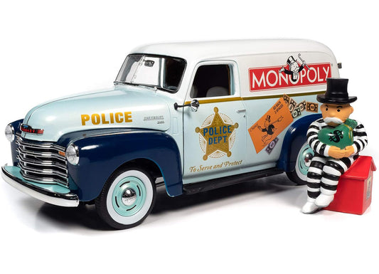 Chevrolet Monopoly 1948 Panel Delivery & Resin Figure 1:18