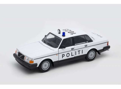 Volvo 240 GL 1986 Denmark Police 1:24