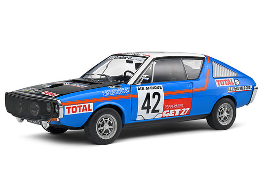 Renault R17 1976 #42 Rally Abidjan Nice Pouchelon/Dorangeon 1:18