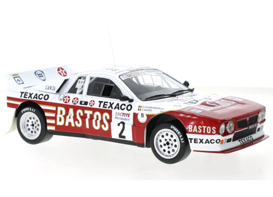 Lancia 037 No.2 Bastos Rally Ypres P.Snijers/D.Colebunders 1985 1:18