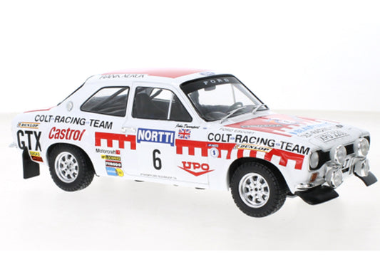 Ford Escort MK I RS 1600 No.6 1000 Lakes Rally H.Mikkola/J.Davenport 1973 1:18