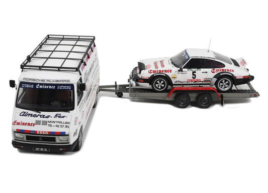 Citroën C35 + Porsche 911 GR.4 #5 Portugal 1981 1:18
